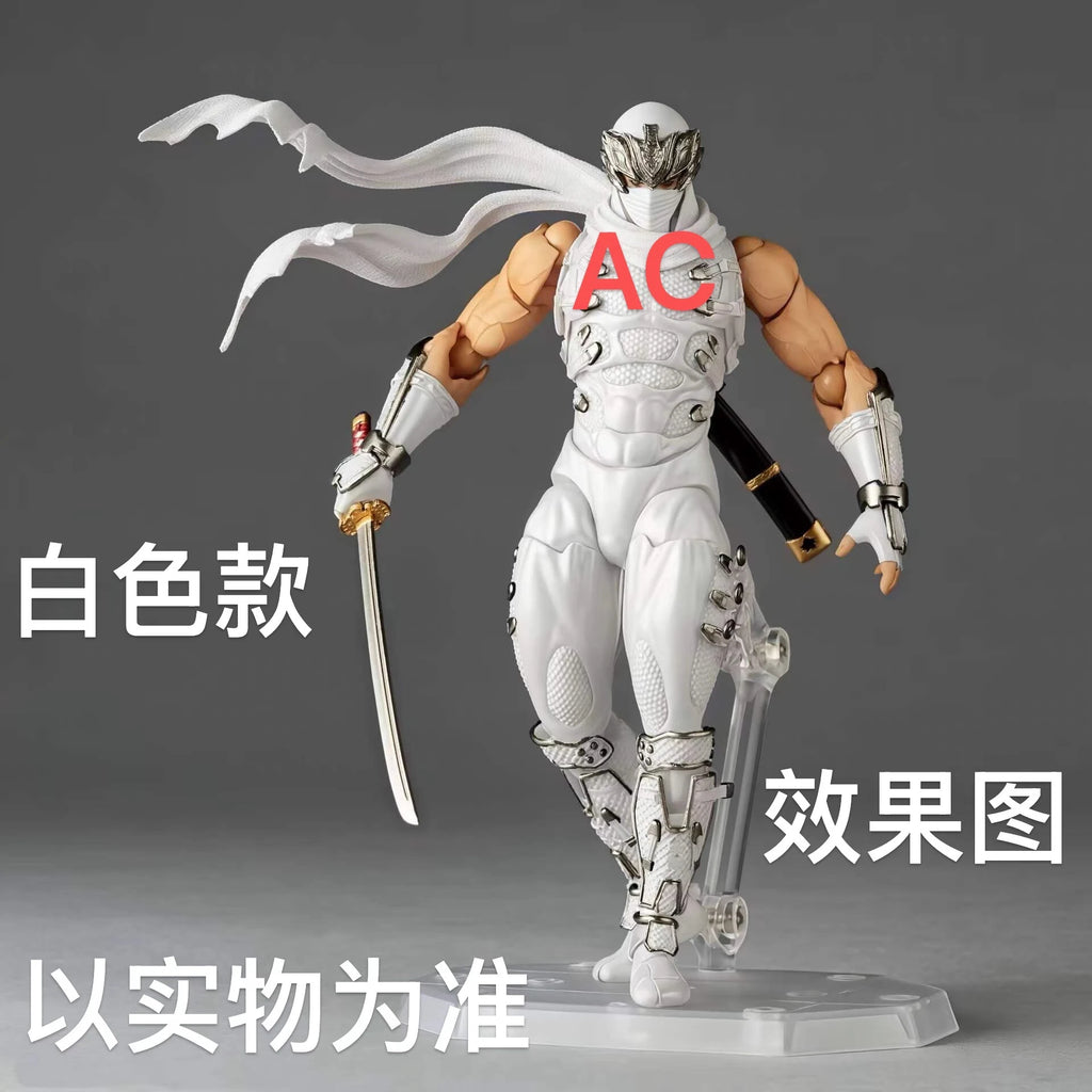 Hot Ryu Hayabusa Ac Factory Toys Action Figure Ninja Gaiden Kaiyodo Revoltech Yamaguchi Figurine Model Ko Statue Kids Gifts Toys