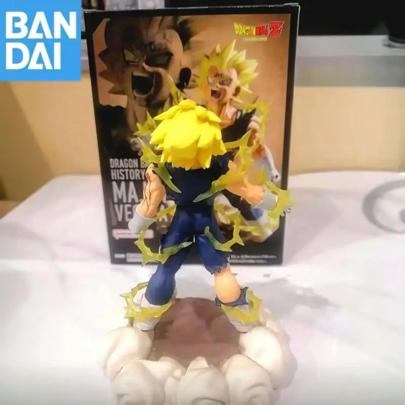 Genuine Original BANDAI Banpresto Dragon Ball Z History Box Majin Vegeta PVC Collectible Anime Figure Action Model Toy Gifts