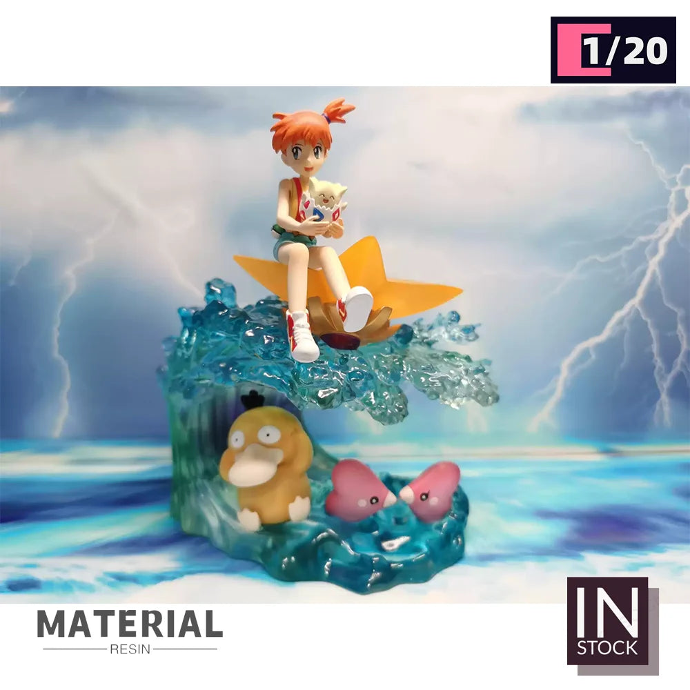 [IN STOCK]1/20 Scale World Figure [Lucky Wings Studio] - Shiny Staryu & Starmie & Corsola & Luvd & Misty & Manaphy & Bulbasaur