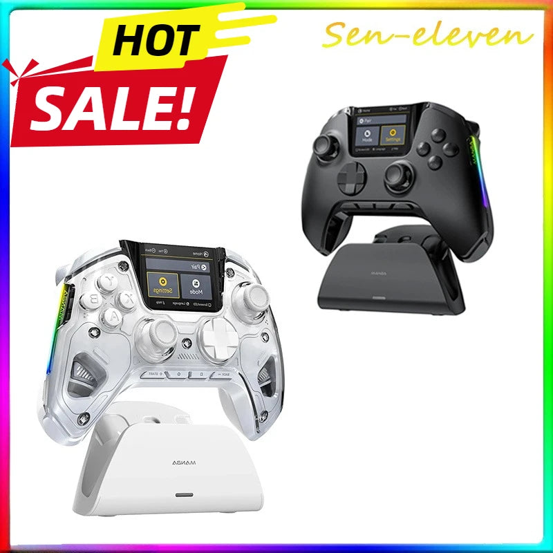 Mamba One V2 Wireless Gaming Controller for Switch/PC/iOS/Android Hall Effect Stick RGB Light 1800mAh with Charging Dock Custom