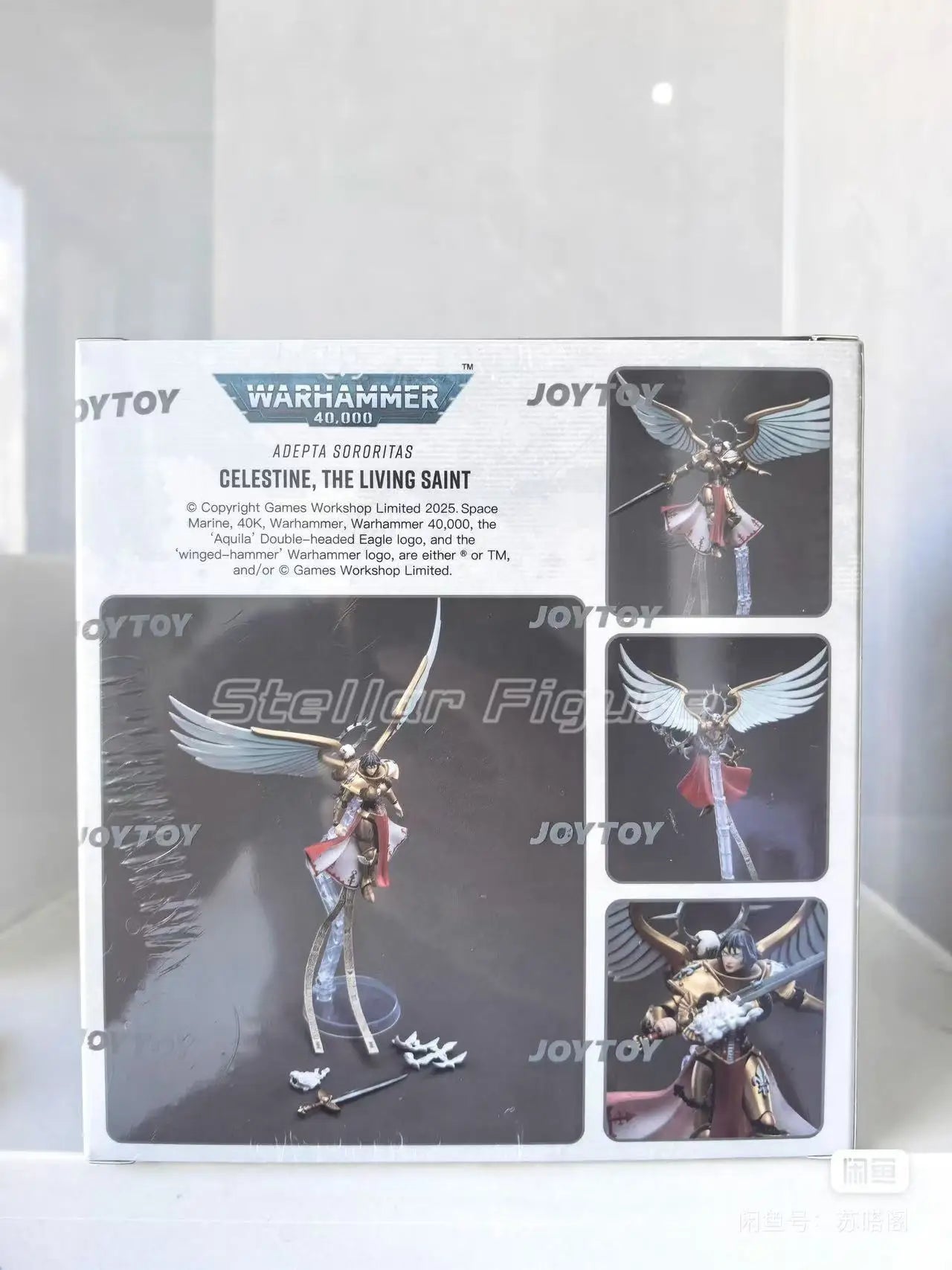 【SF】JOYTOY Warhammer 40K 1/18 Action Figure Adepta SororitasCelestine The Living Saint Model Toys Gifts Collection Ornaments