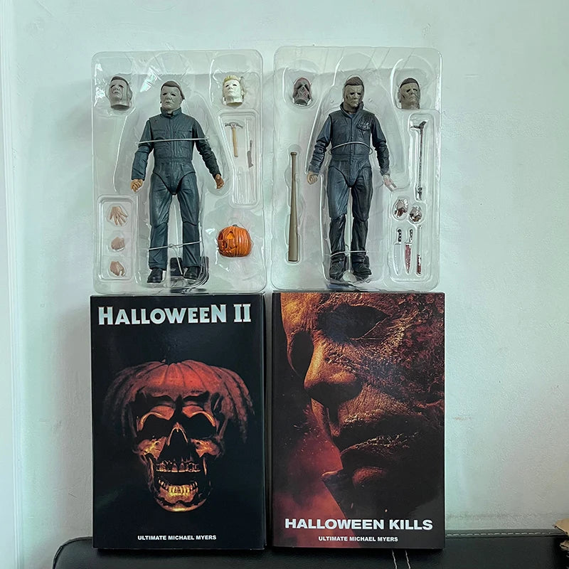 NECA Michael Myers Figure With LED Pumpkin Halloween Ends Ultimate Action Figures Toy Christmas Gift Halloween Horror Decor Toys