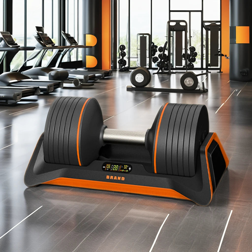 Customized 18kg Smart Dumbbells New Design Adjustable Training Equipment for Home Gym with Fitness Dumbbell Sets