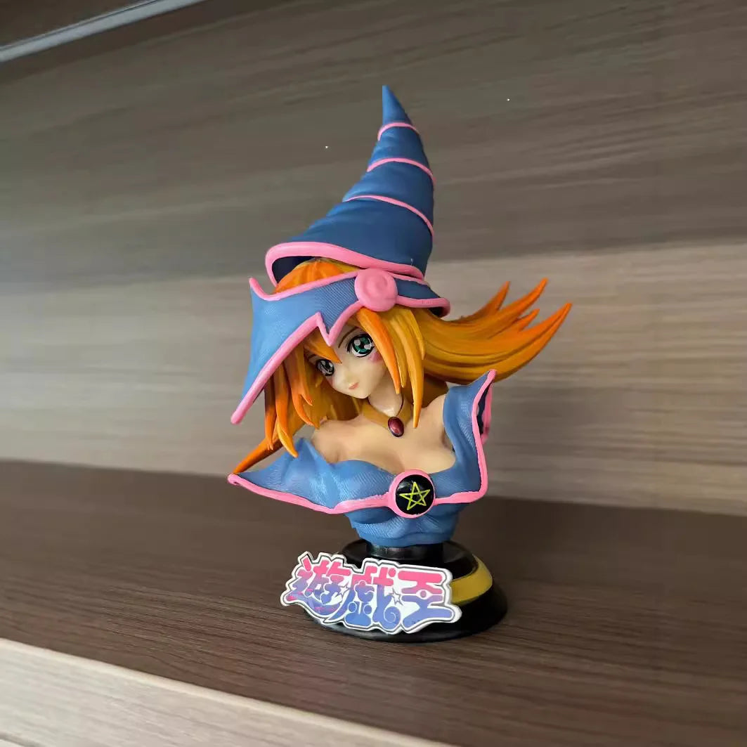 37.5cm Yu-Gi-Oh! Duel Monsters Dark Magician Girl Anime Figure - Action Figure Model Statue For Boys Desktop Decoration Toy Gift