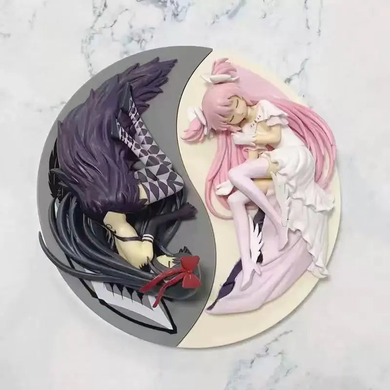 In Stock 100% Original Bandai Banpresto Puella Magi Madoka Magica Kaname Madoka Akemi Homura Action Figure Model New Boxed