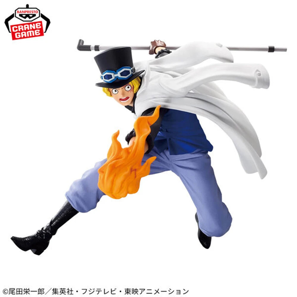 100 % Original Bandai Spirits BANPRESTO Battle Record Collection One Piece Sabo Modellspielzeug Collection Series Anime-Figur