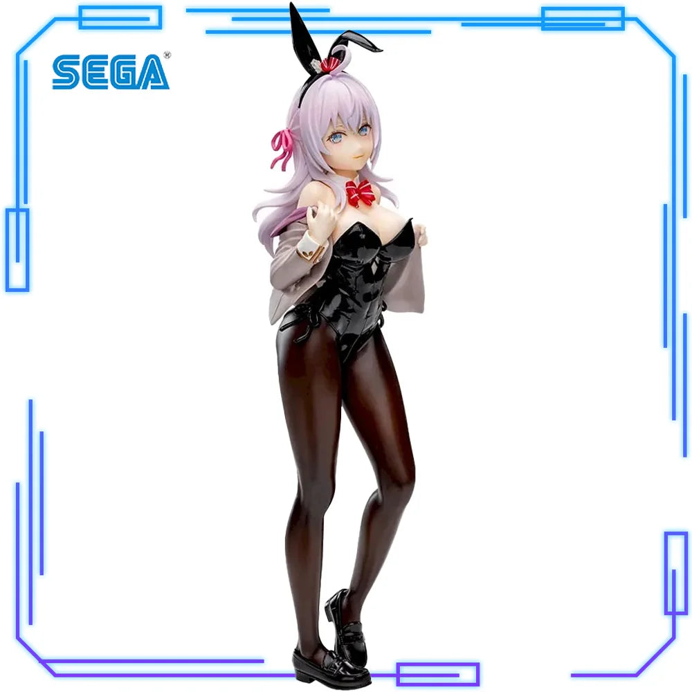 In Stock SEGA Genuine Tokidoki Bosotto Russia-go De Dereru Tonari No Alyasan Alisa Kujou Luminasta Bunny 20cm Model Toy Figures