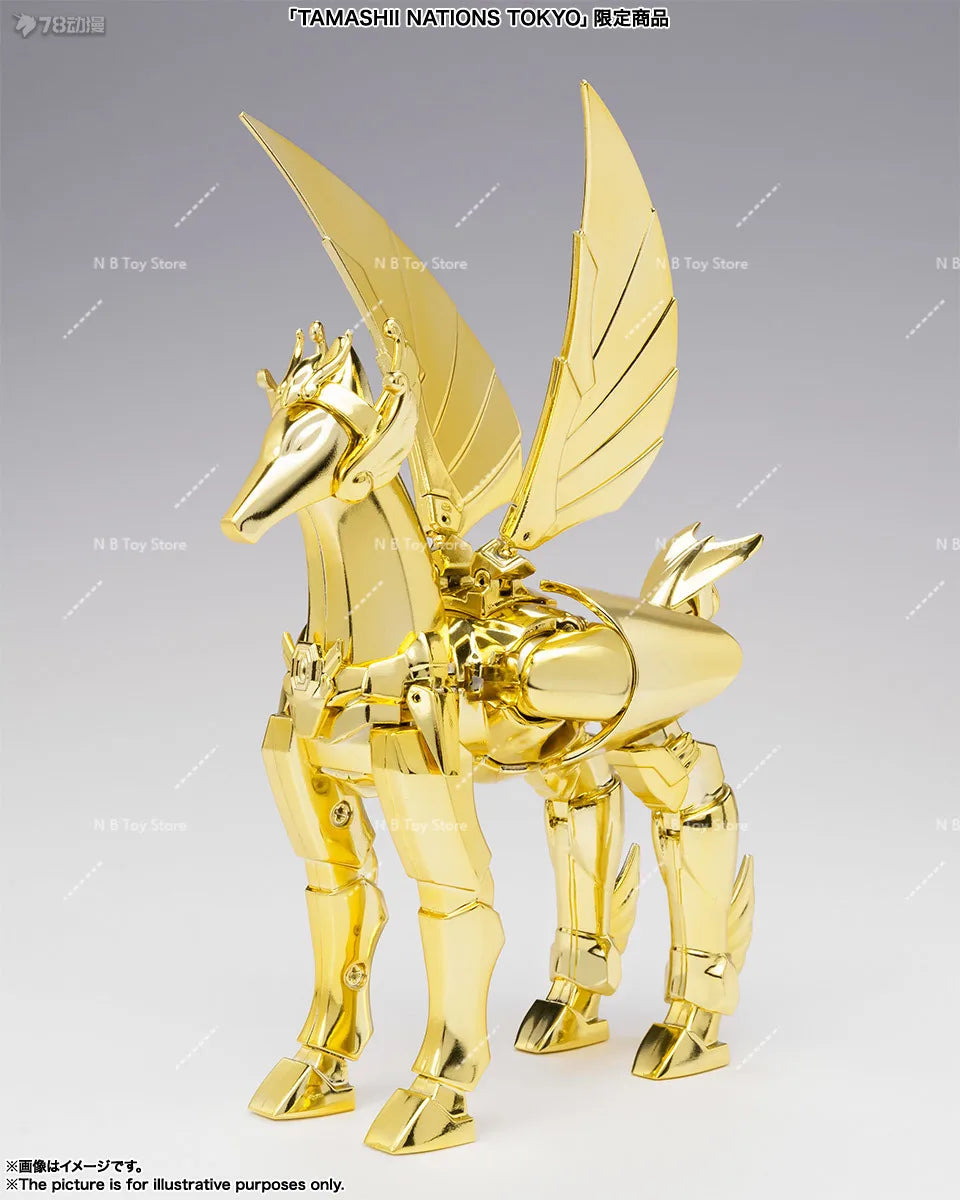 In original Stock Bandai Ex Saint Seiya Golden Pegasus seiya mythical fabric TNT Limited Edition Mobile Figure Birthday Model