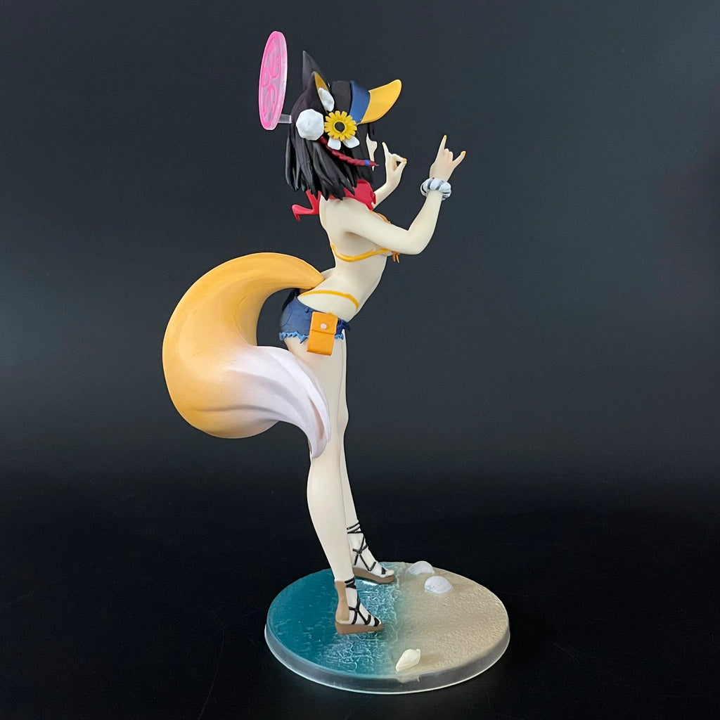 Blue Archive anime Cartoon Cute and Beautiful Girl Handmade Swimwear Quannai Standing Pose Tidy Play Model Decoration Factory