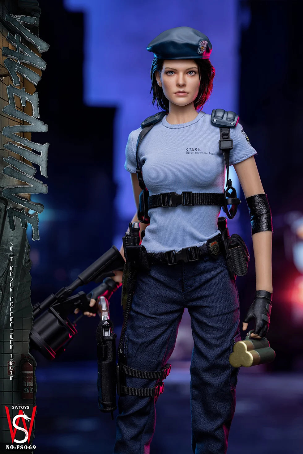 Spot Sale2025 Q3 SWTOYS FS069 1/6 Jill Action Figure with Movable Eyes 12'' Female Soldier Figurine Full Set Collectible Mol Toy