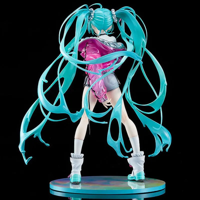 Bandai New Banpresto HATSUNE MIKU Mishan Dance Handmade 1/7 Model MIKU with SOLW Anime Figure Desktop Ornaments Children's Gifts