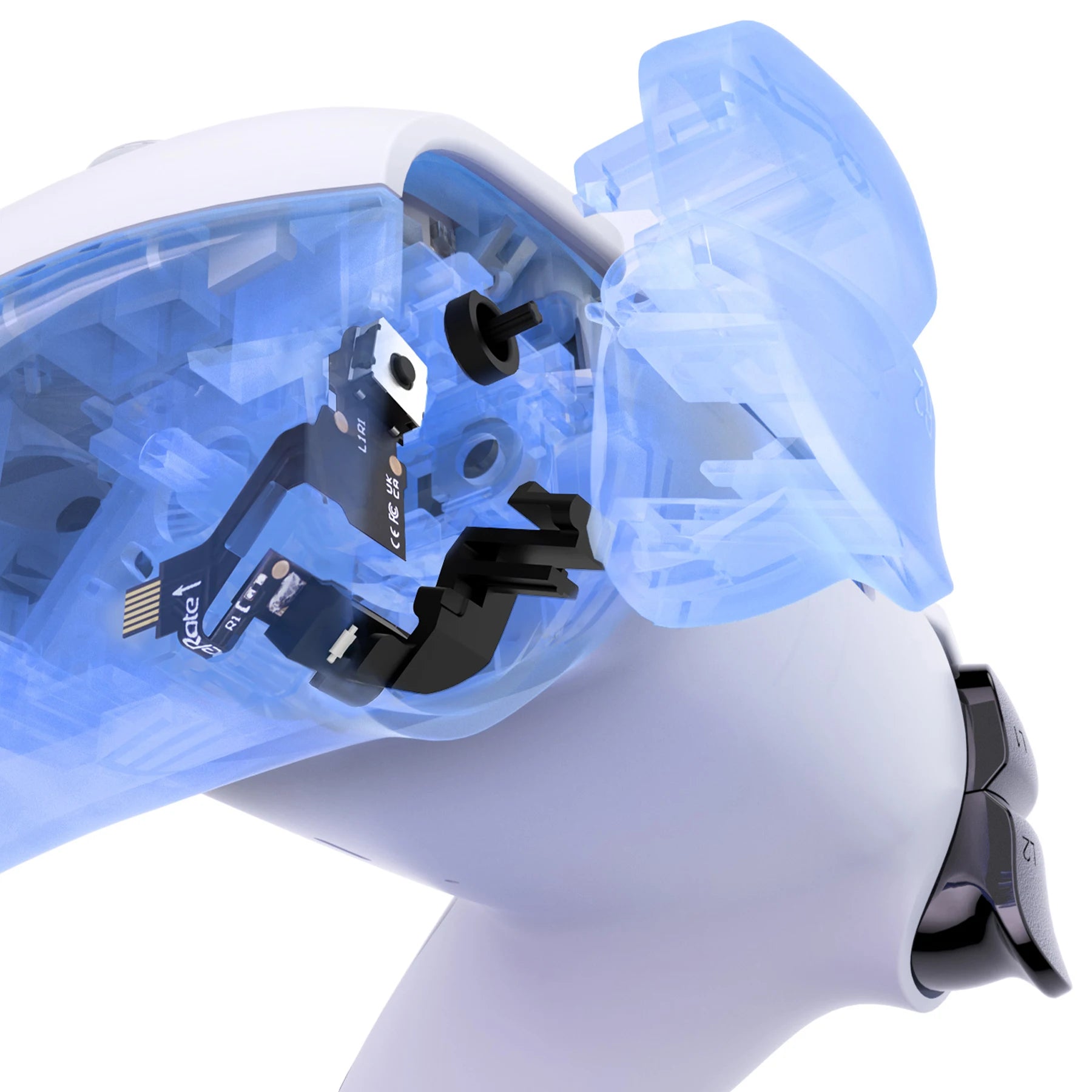 eXtremeRate Micro Switch Version Clicky Hair Trigger Kit V2 für PS5 Controller BDM-010 &amp; BDM-020 Schultertasten, Mausklick