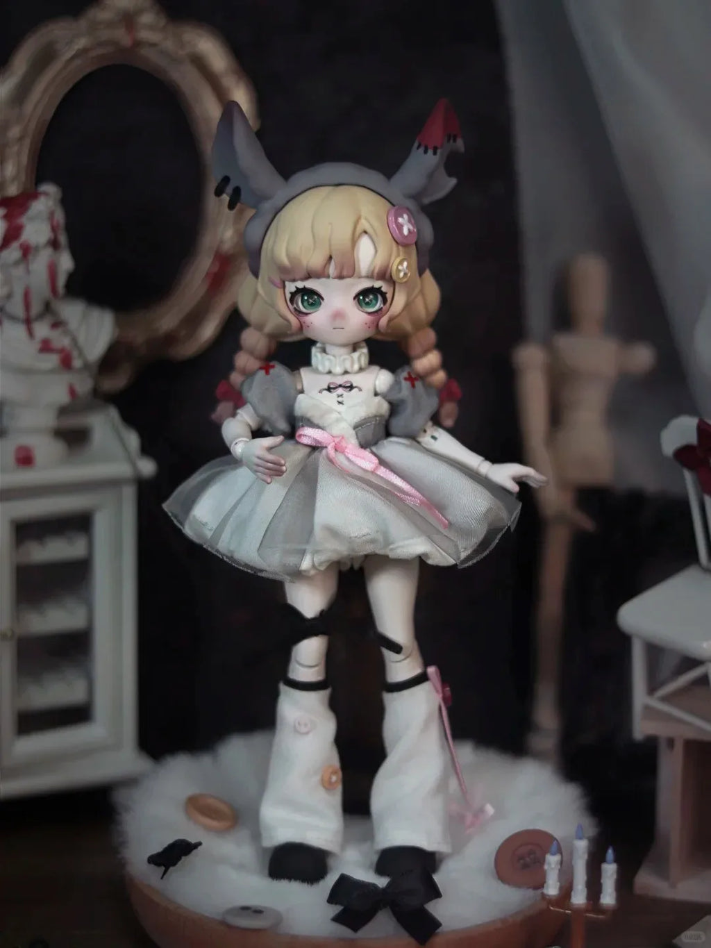 Nyssa Freakish Nightmares Series Blind Box Movable Doll 1/12 Point BJD Action Figure Surprise Desk Ornament Collection Toy Gifts