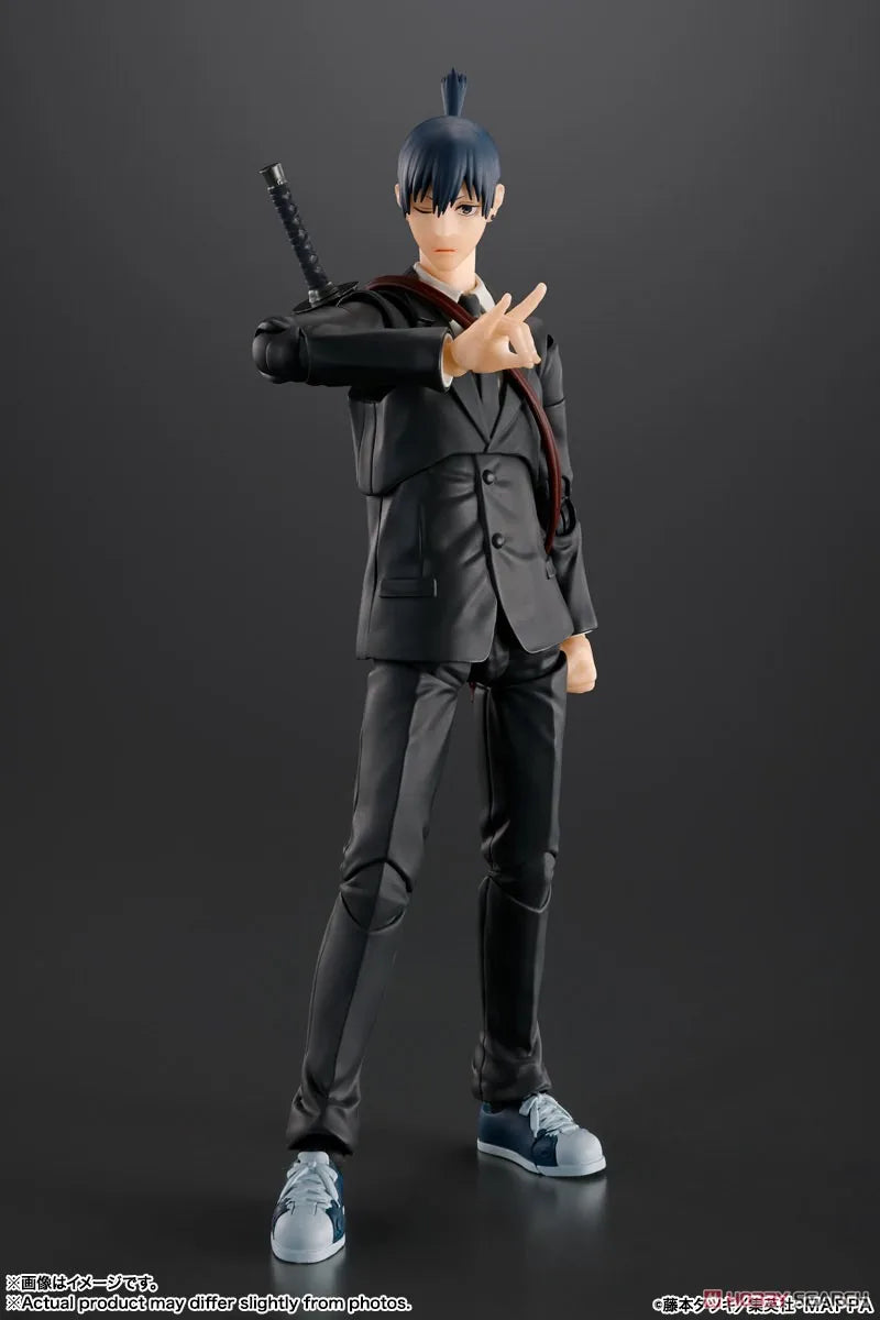 S.H.Figuarts SHF Chainsaw Man Aki Hayakawa Model Kit SHF PVC about 14.5cm Action Figures Model Toys Figurine Gift for Children
