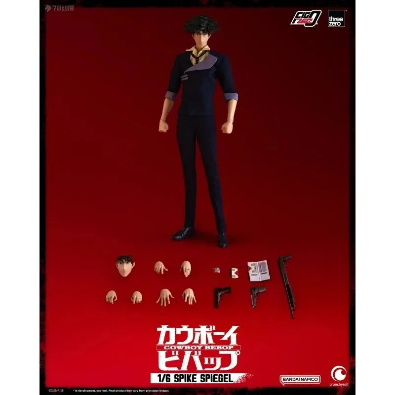 3A Toys Threezero Original Cowboy Bebop Series 1\6  FigZero Interstellar Cowboy Spike Spiegel Anime Action Figure Model Toys