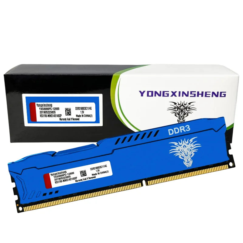 DDR3 4GB 8GB 1600MHz PC3-12800 240Pin CL11 DIMM Desktop Computer Kühlweste Speicher 1,5V RAM Computer teile memoria US lager