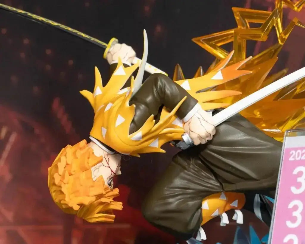 Banpresto Demon Slayer: Kimetsu no Yaiba Anime Agatsuma Zenitsu Vibration Stars Action Figures Model Figurine Original Toys