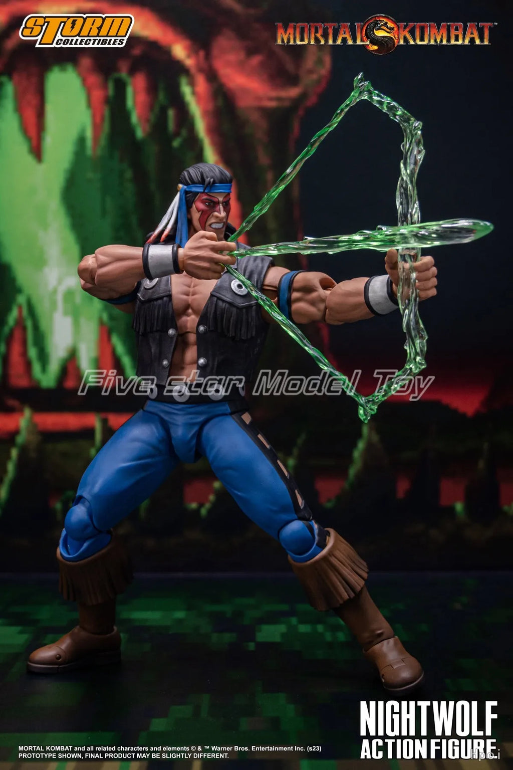 【FS】Storm Toys  NIGHTWOLF - MORTAL KOMBAT 1/2 Action Figures Model Toys Gifts
