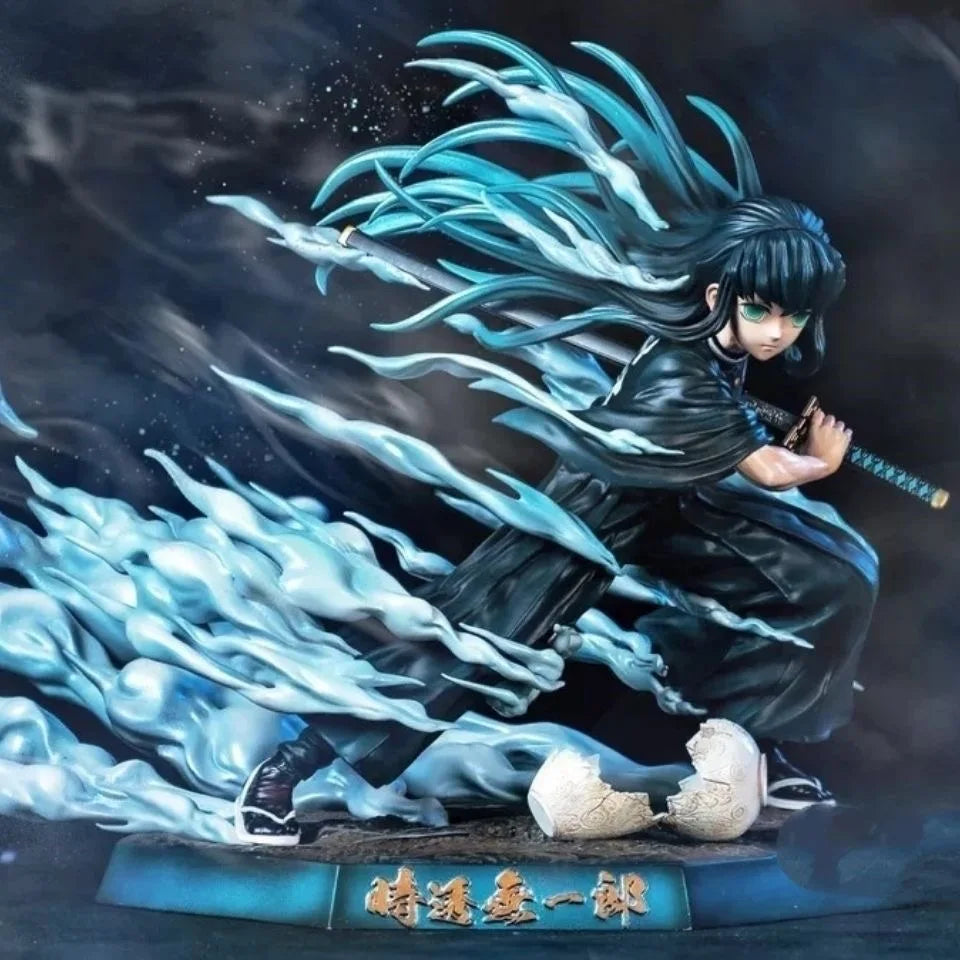 Anime Demon Slayer Akaza Figures Rengoku Kyoujurou Kokushibo Action Figure PVC Figurine Model Ornament Collectible Table Crafts
