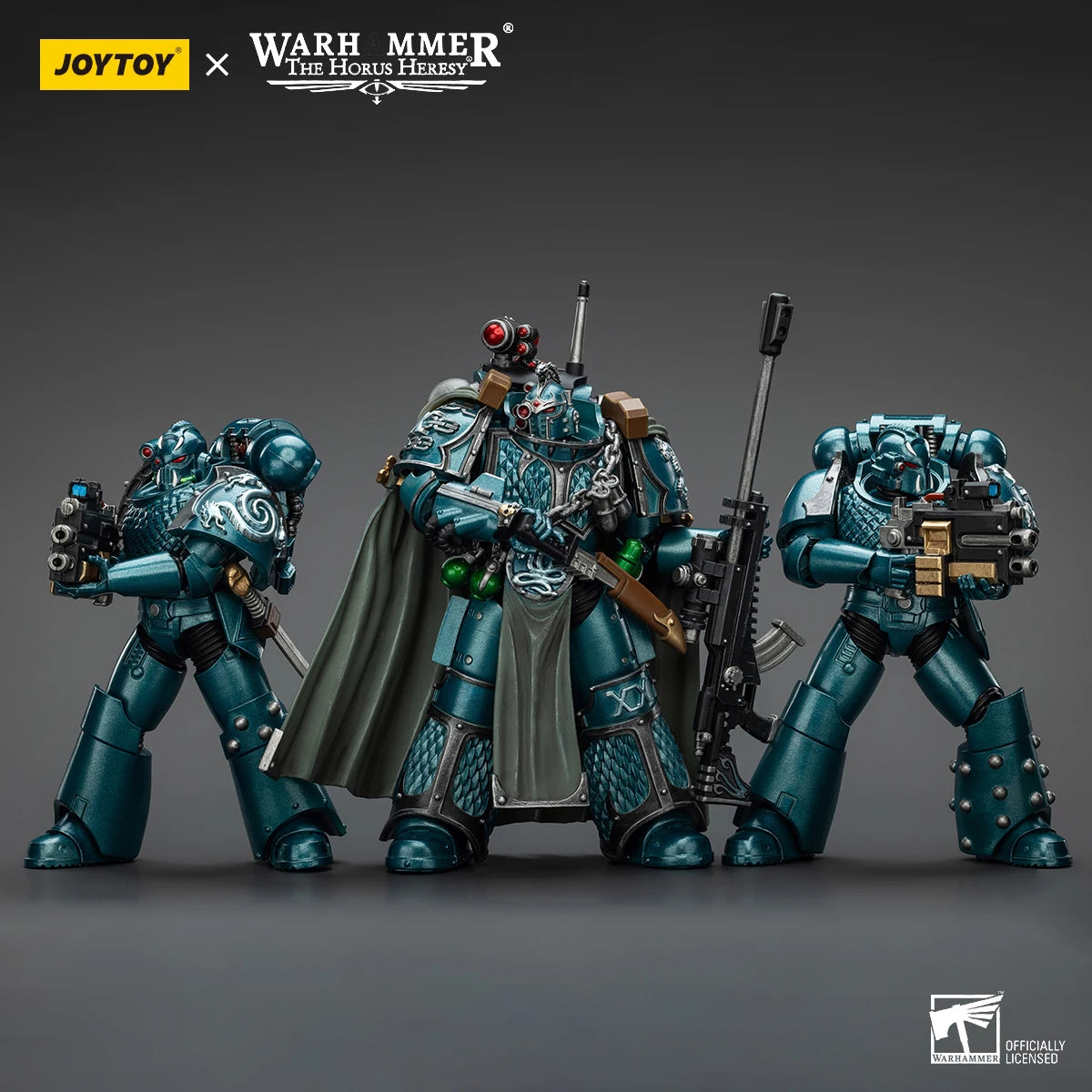JOYTOY Warhammer 30K Alpha Legion Action Figure 1/18 Alpha Legion Alpharius Anime Figure Articulated Joints Collection Model Toy