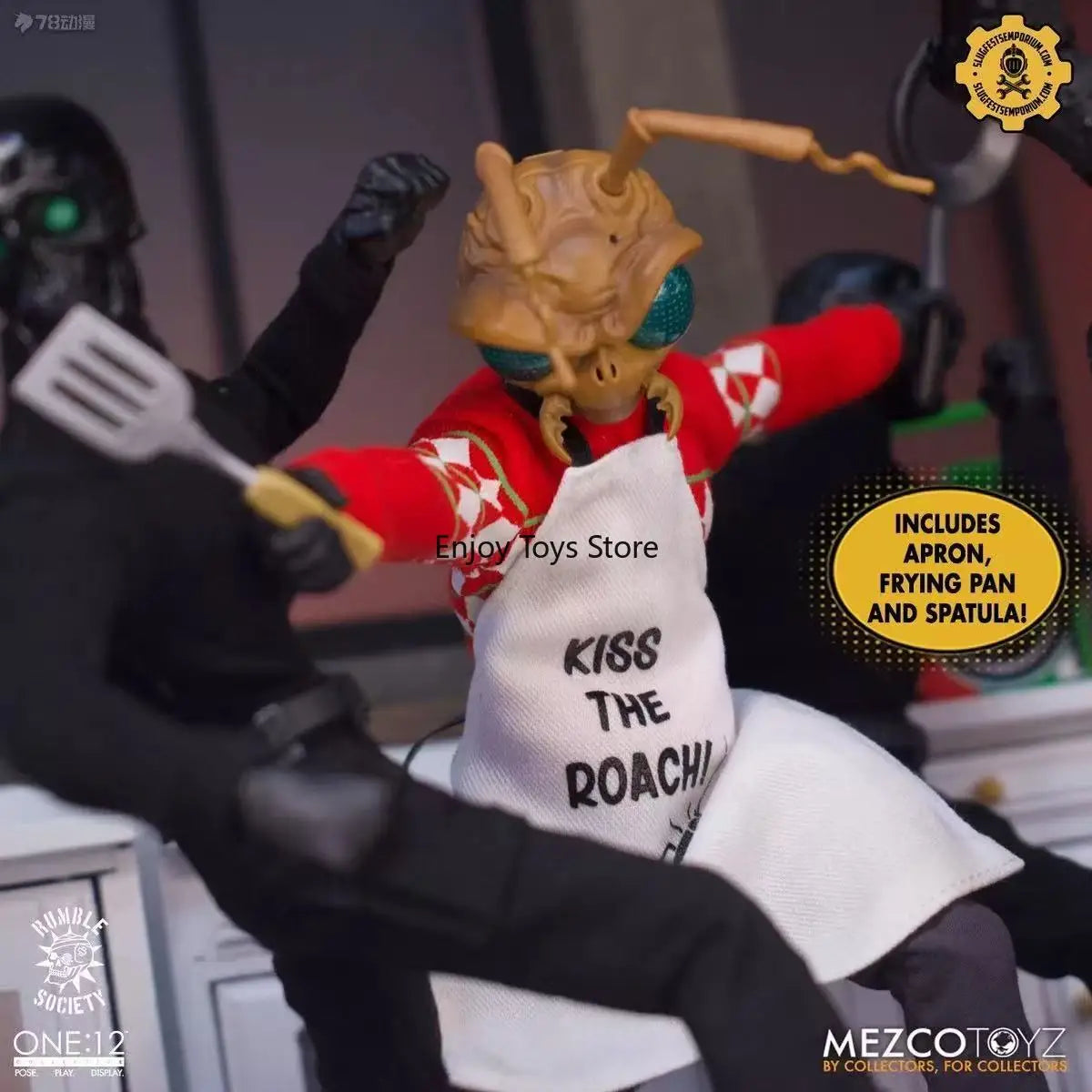 In Stock: Mezco Christmas Ant-Man - Gomez Gold Label Limited Deluxe Version, 6-Inch (1/12 Scale) Cloth-Articulated Figure