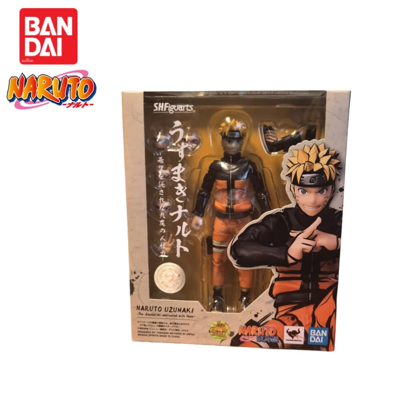 100%genuine In Stock Original Bandai Banpresto Naruto S H Figuarts Figurine Uzumaki Naruto Anime Merchandise Action Figure Model