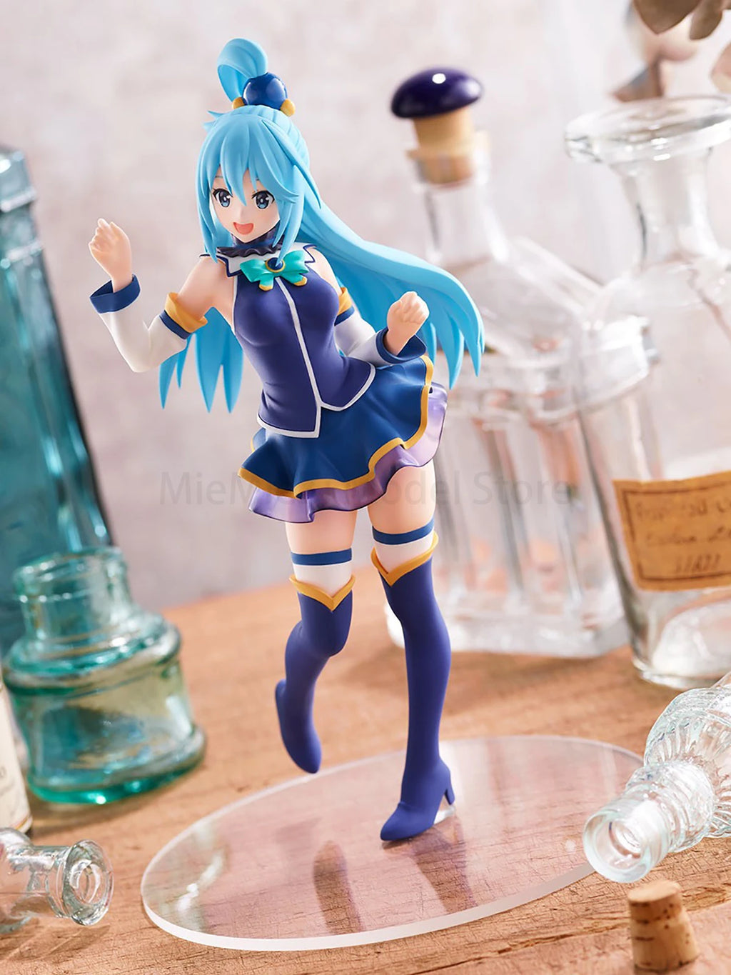 In Stock Genuine Max Factory Prepainted Pop Up Parade Eiga Kono Subarashii Sekai Ni Shukufuku O! Kurenai Densetsu Aqua Original
