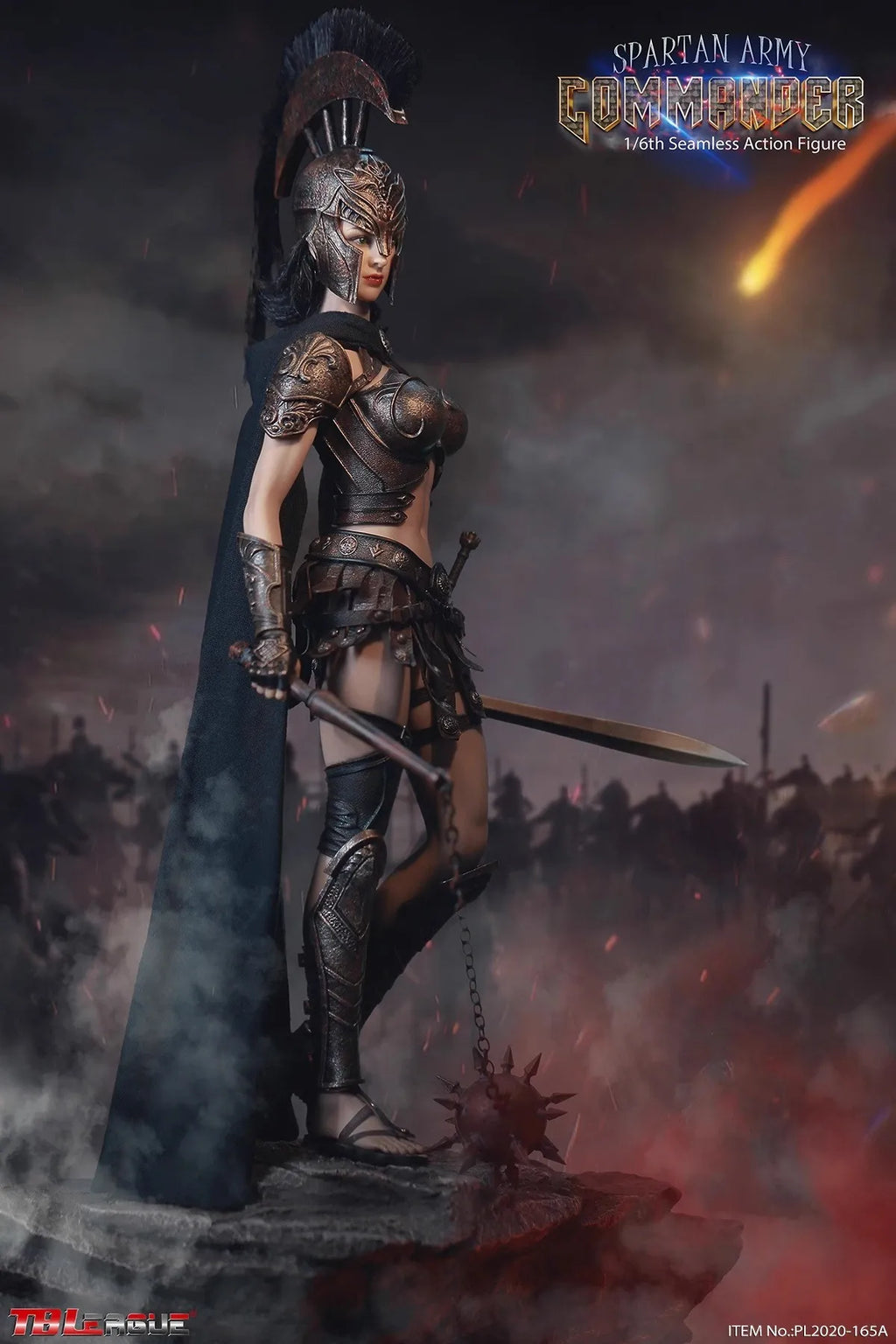 TBLeague PL2020-165 A 1/6 Female Soldier Spartan Army Commander 12'' Action Figure Model Toy In Stock