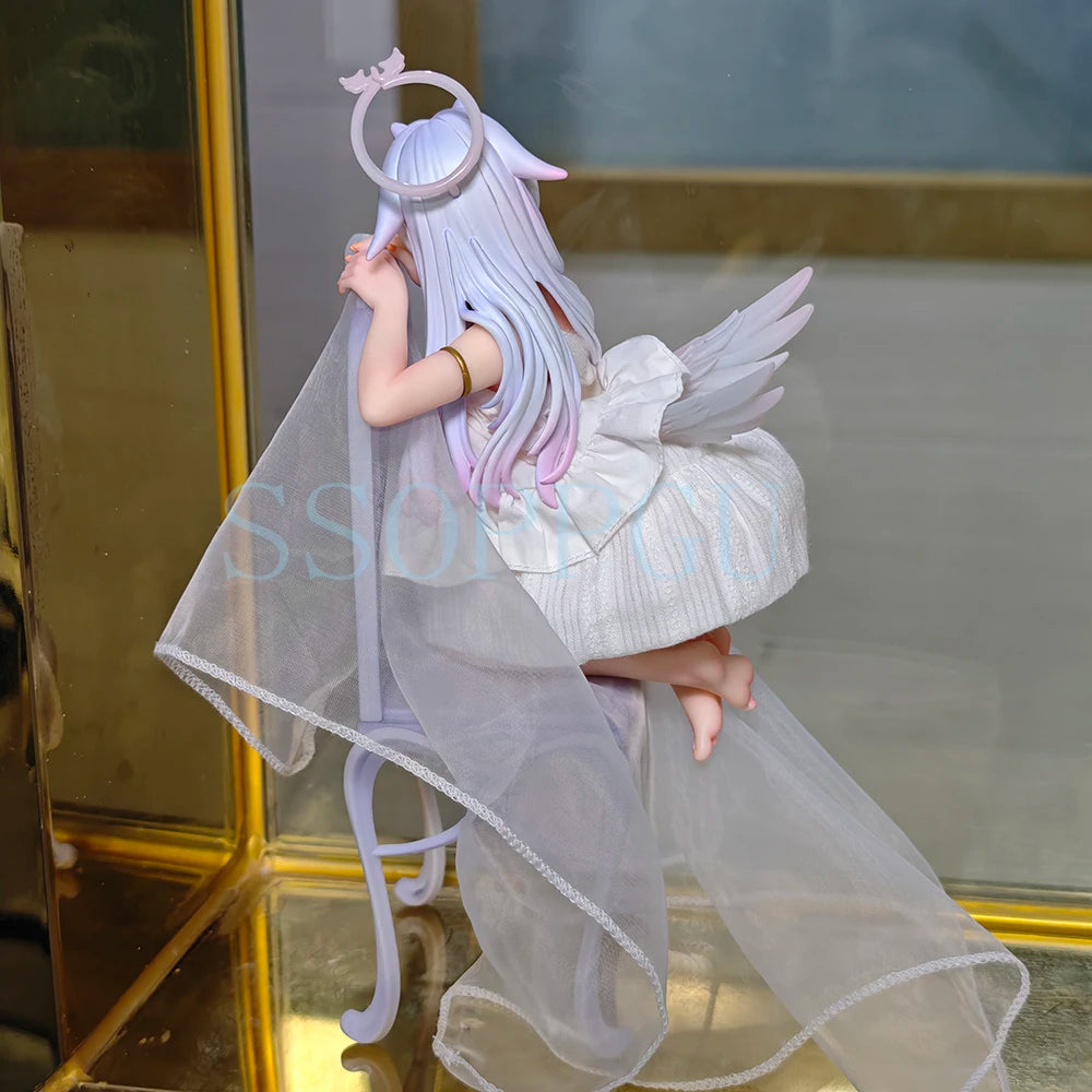 27cm Native Figure HOTVENUS Pure White Angel-chan 1/6 Anime Girl PVC Action Figure Toy GK Statue Adult Collection Model Doll Toy