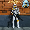 Star Wars 3.75 Inch  Clone Trooper 1/18 Airborne 501st 212th 187th Legion  Shock Action Figure REX ARF P1 P2 Toys Model Loose