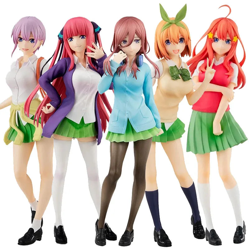 18 см аниме фигурка Vital School Uniform The Quintessential Quintuplets Ichika Nino Miku Yotsuba Itsuki модел кукли играчка подарък PVC