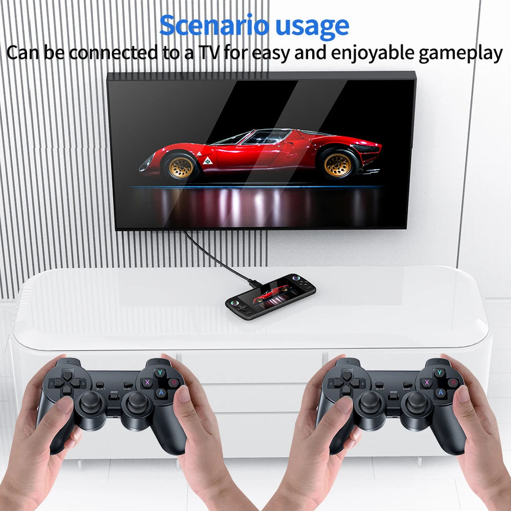 M27 Game Console Portable Pocket Retro Handheld Video Game Console 7.0" IPS Screen 1024*600 Display RGB light Support Emelec HD