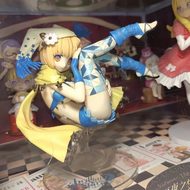 Anime Brilliant Stars Ririka Figure Miri Painting Collection Character 16cm Animation Action Figure Collection Model Toy Gift