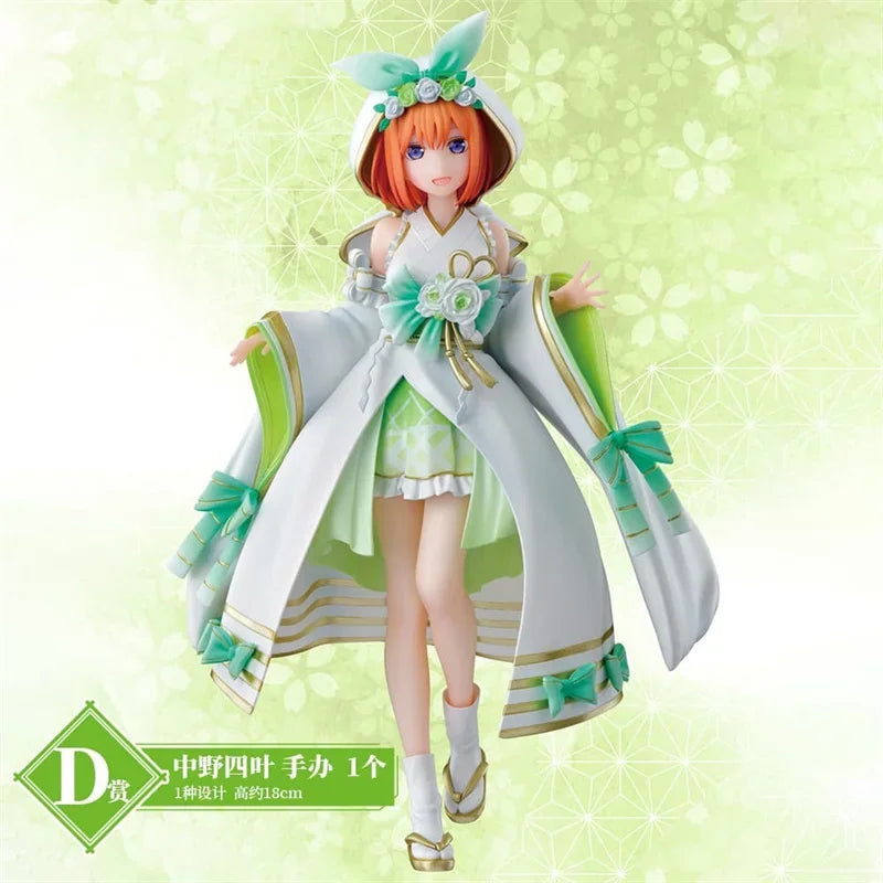 The Quintessential Quintuplets Anime Figure Nakano Ichika Nino Miku Yotsuba Itsuki Kawaii Model Desktop Decoration Kids Toy Gift