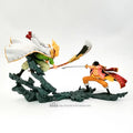 Anime One Piece Action Figure Edward Newgate Vs Gol D Roger Duel Collection Souvenirs Model Collection Toy Birthday Gift