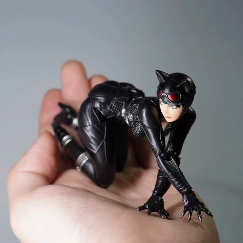 Arkahm Factory MAX Factory Kaiyodo Revoltech Yamaguchi Catwoman Figuras Ko Modell Actionfigur Anime Puppe Individuelle Geschenke Spielzeug
