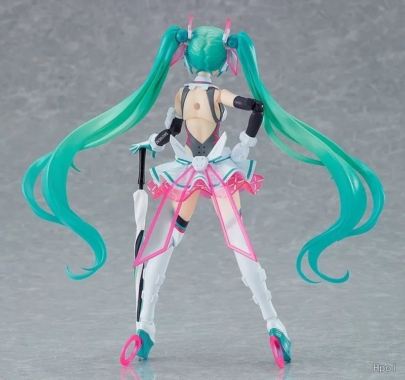 【In Stock 】Original GSC GT Plan Racing Future 2021 Figures Animation Ornaments Gifts  Figma SP-138 Hatsune Miku