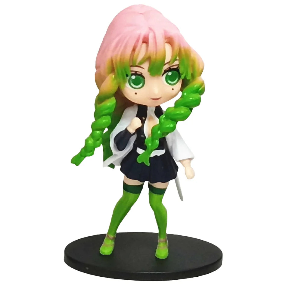 Hot Demon Slayer Blind Box Figure Plum Rain Series Kochou Shinobu Tomioka Giyuu Kanroji Mitsuri 1-8PCS Blind Box Figure Toy Gift