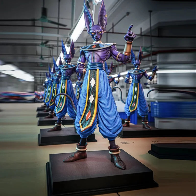 Нова статуя на JT Dragon Ball Beerus, екшън фигурки, 53 см, унищожение на Бог, аниме, периферно изкуство, игрални орнаменти, подаръци