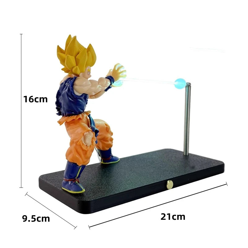 DRAGON BALL Son Goku Light Anime Peripheral Collection Toys Desktop Ornaments Cool Model Birthday Gift Children's Toys