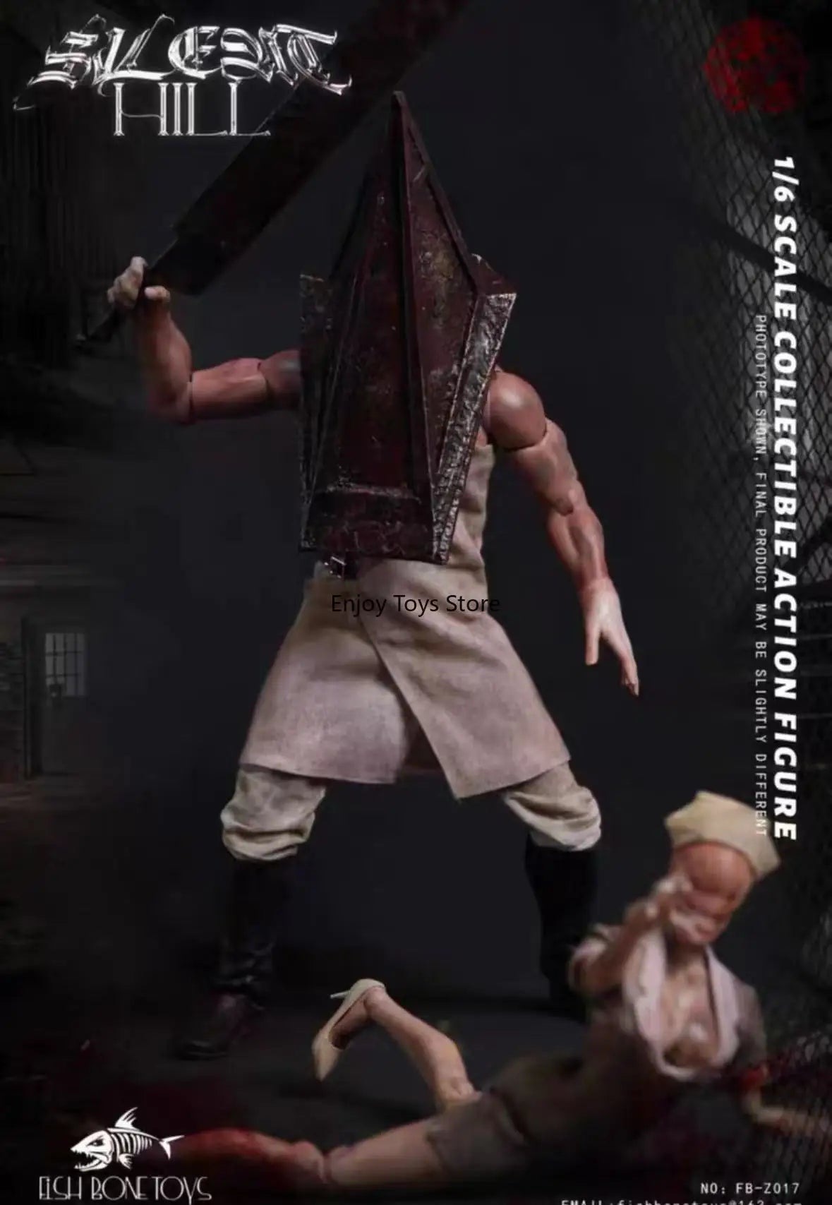 Authentische Actionfiguren im Maßstab 1:6 auf Lager: Silent Hill Pyramid Head &amp; Krankenschwester – Deluxe-Doppelpack