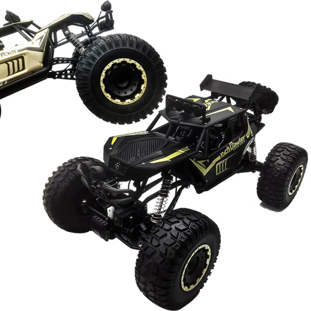 4WD Metalllegierungskörper RC Truck Off-Road 4x4 2.4G 1/8 All Terrain Large Rock Crawler Fernbedienungsauto Spielzeug Geschenk für Kinder Spielzeug