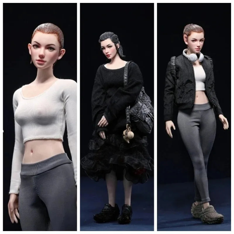 Presale Mr.Z 1/6 Scale Female Soldier Movable Eyes City Girl Rui & Lei Figurine Full Set Model 12" Action Figure Collectible