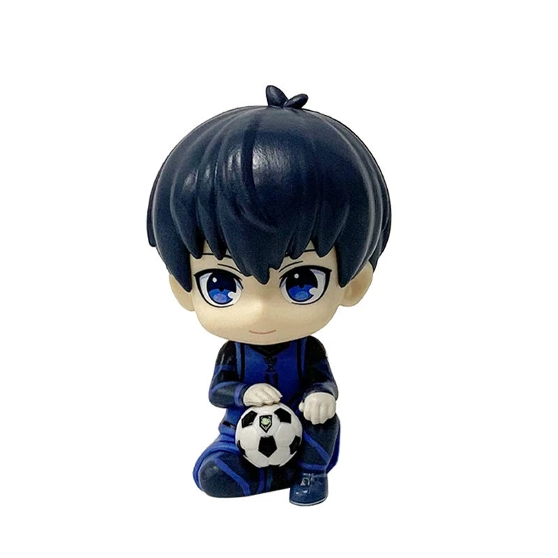 2026 New BLUE LOCK Action Figures Isagi Yoichi Nagi Seishiro Anime Figure Q Version Figurine PVC Collectible Model Kids Doll Toy
