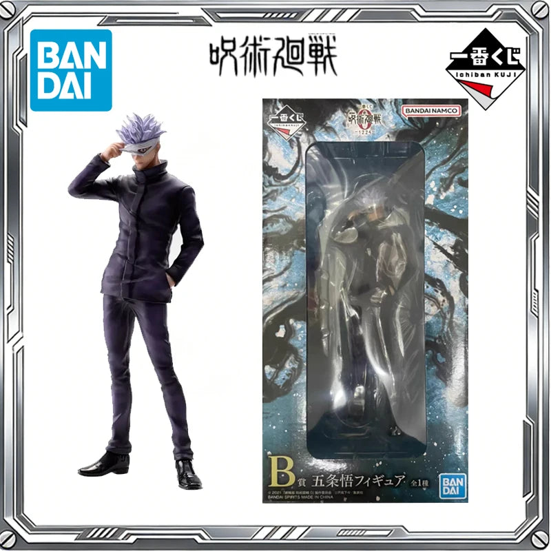 BANDAI Original Ichiban Kuji Jujutsu Kaisen 0: The Movie Anime Okkotsu Yuta Gojo Satoru Rika Orimoto Action Figure Toys Gift