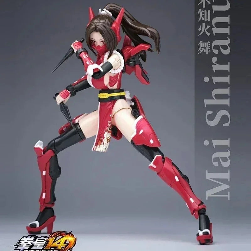 Оригинален YCY-MAI SHIRANUI SNK 1/12 мобилен костюм Cavali Atena Asamiya Girls Association Figure Collection Model Toy Gift