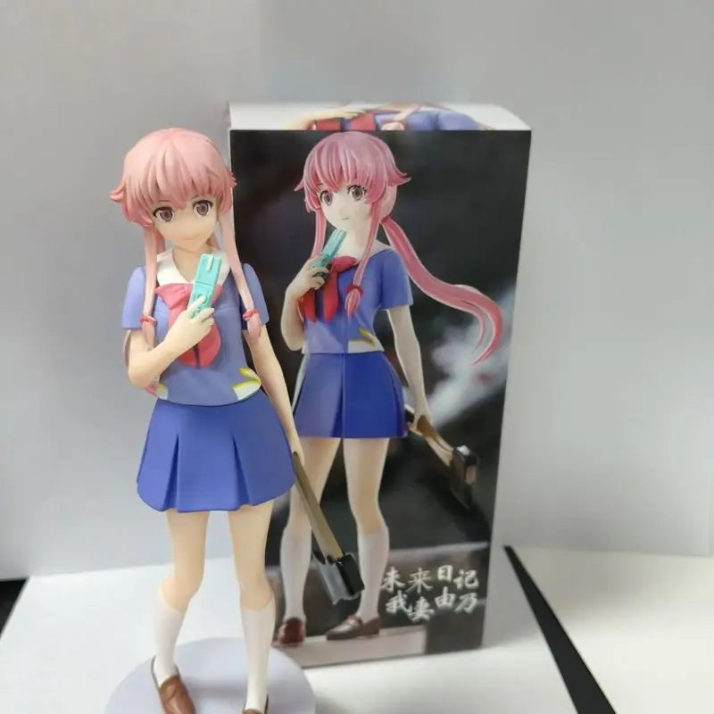 Hot Pop Up Parade Future Diary Yuno Gasai Anime Girl Figure Mirai Nikki Gasai Yuno Action Figure Collection Model Doll Toy Gift