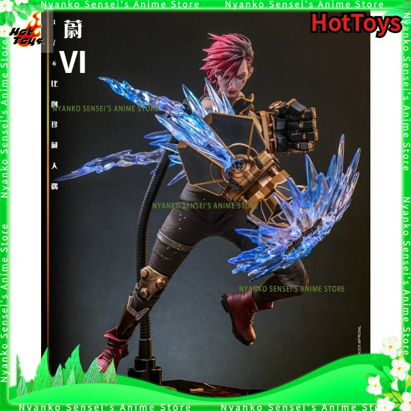 In Stock Hot Toys League of Legends Arcane Season 2 Vi TMS138 1/6 Scale Action Figure Anime Model Trendy Toys Collectibles