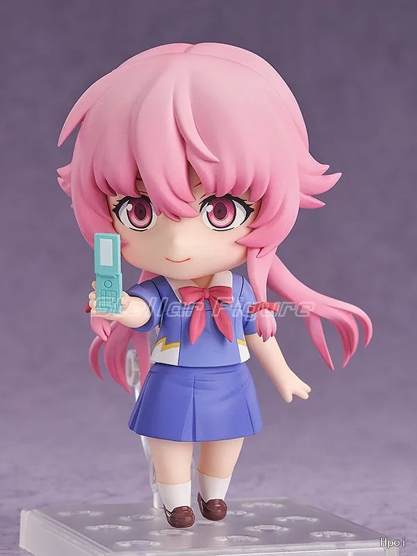 【SF】In Stock GSC Nendoron 2316 Future Diary Yuno Gasai Figures Model Collection Gift