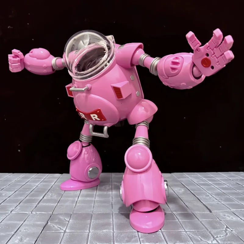 32cm Dragon Ball Red Silk Army Lieutenant Robot Pink Carrier High Alloy Included Can Carry Shf Doll Collectible Action Figure